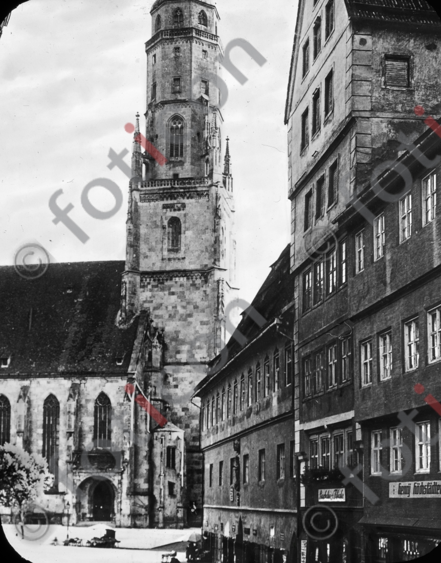 St. Georgskirche | St. George&#039;s Church - Foto foticon-simon-162-026-sw.jpg | foticon.de - Bilddatenbank für Motive aus Geschichte und Kultur